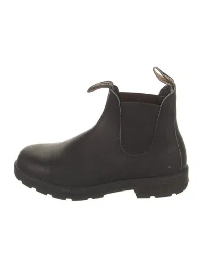 Pre-owned Blundstone Leather Chelsea Boots In Black