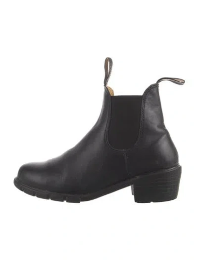 Pre-owned Blundstone Leather Chelsea Boots In Black