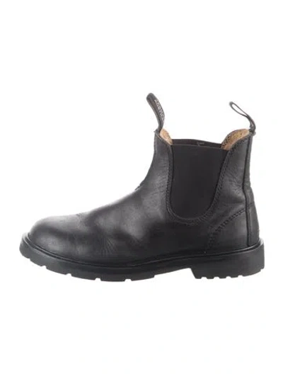Pre-owned Blundstone Leather Chelsea Boots In Black
