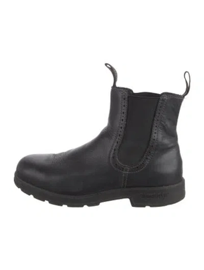 Pre-owned Blundstone Leather Chelsea Boots In Black