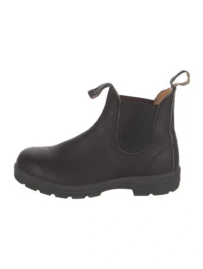 Pre-owned Blundstone Leather Chelsea Boots In Black