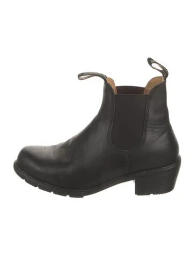 Pre-owned Blundstone Leather Chelsea Boots In Black