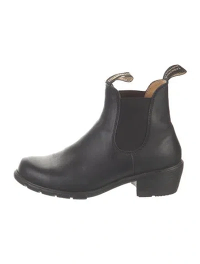 Pre-owned Blundstone Leather Chelsea Boots In Black