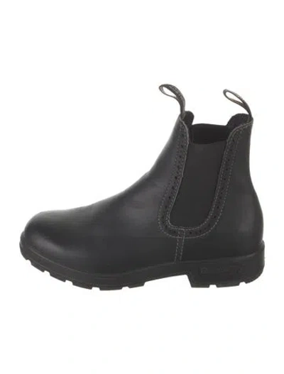 Pre-owned Blundstone Leather Chelsea Boots In Black