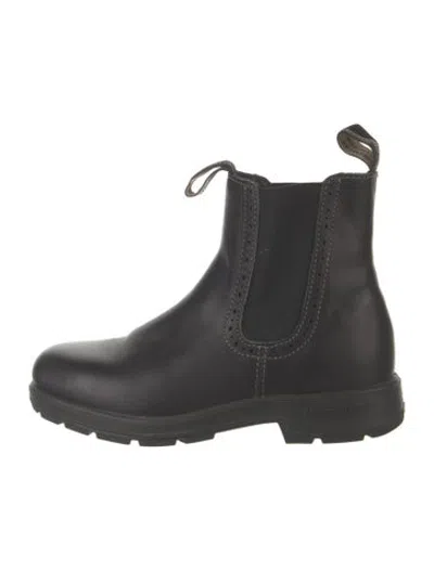Pre-owned Blundstone Leather Chelsea Boots In Black