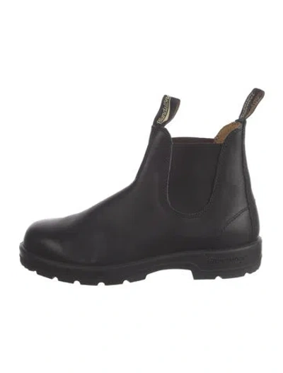 Pre-owned Blundstone Leather Chelsea Boots In Black