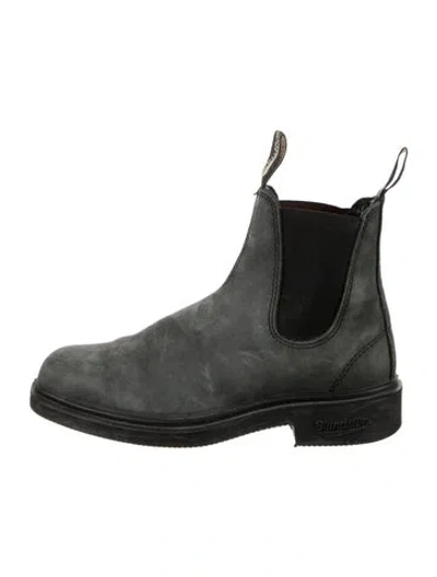 Pre-owned Blundstone Leather Chelsea Boots In Black