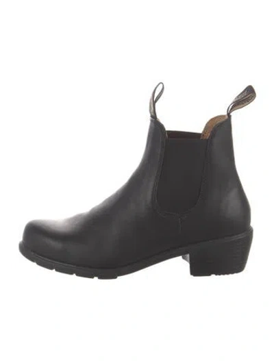 Pre-owned Blundstone Leather Chelsea Boots In Black