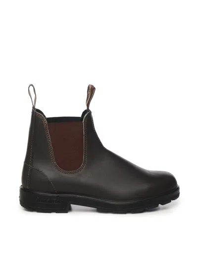 Blundstone Leather Chelsea Boots In Brown