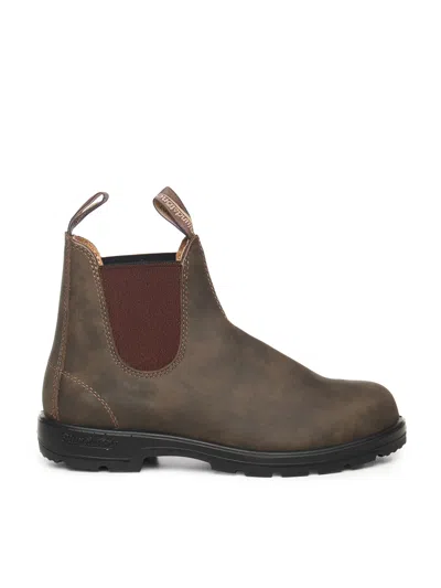 Blundstone Leather Chelsea Boots In Brown