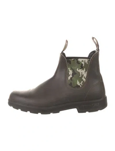 Pre-owned Blundstone Leather Chelsea Boots In Brown