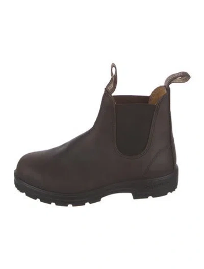 Pre-owned Blundstone Leather Chelsea Boots In Brown