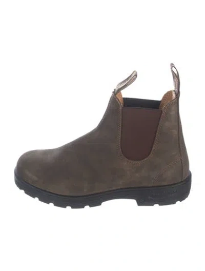 Pre-owned Blundstone Leather Chelsea Boots In Brown