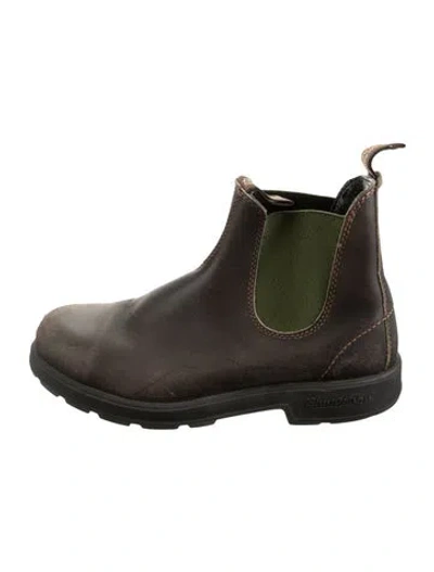 Pre-owned Blundstone Leather Chelsea Boots In Brown