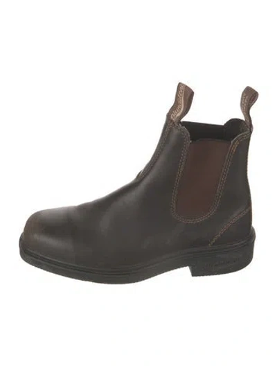 Pre-owned Blundstone Leather Chelsea Boots In Brown