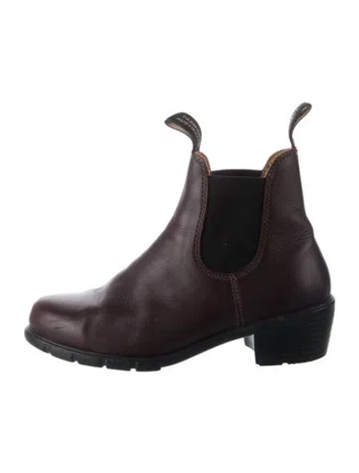 Pre-owned Blundstone Leather Chelsea Boots In Brown