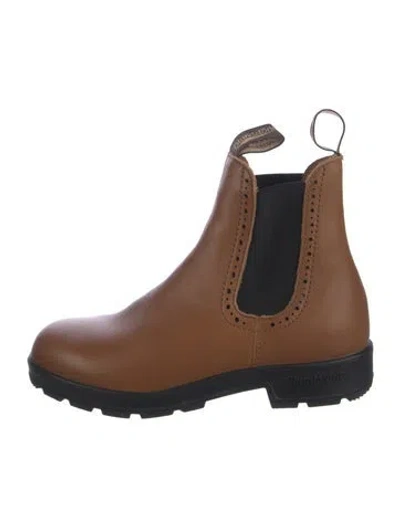 Pre-owned Blundstone Leather Chelsea Boots In Brown