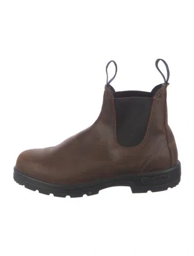 Pre-owned Blundstone Leather Chelsea Boots In Brown