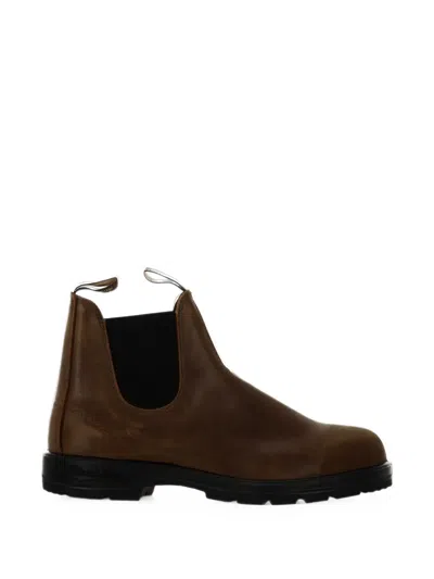 Blundstone Leather Chelsea Boots In Brown