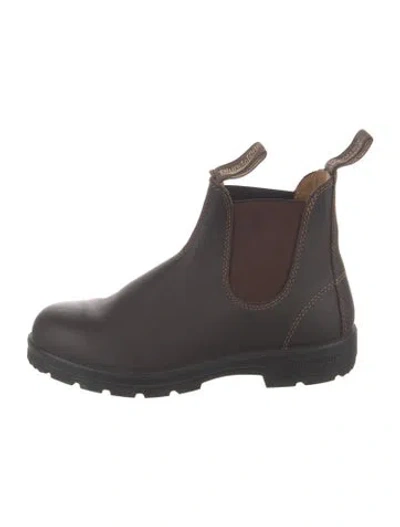 Pre-owned Blundstone Leather Chelsea Boots In Brown