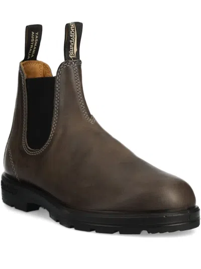 Blundstone Leather Chelsea Boots In Gray