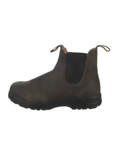 Pre-owned Blundstone Leather Chelsea Boots In Green