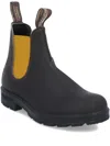 Blundstone Leather Elastic-panel Boots In Black