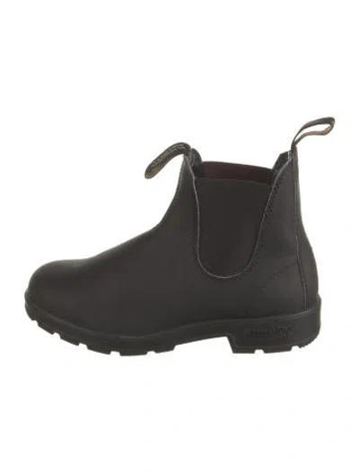 Pre-owned Blundstone Leather Rain Boots In Black