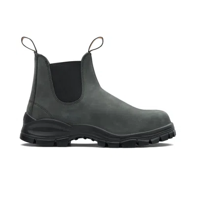 Blundstone Lug 2238 Men's Rustic Black Leather Round Toe Ankle Chelsea Boots