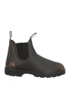 Blundstone Man Ankle Boots Dark Brown Size 11 Leather In Brown