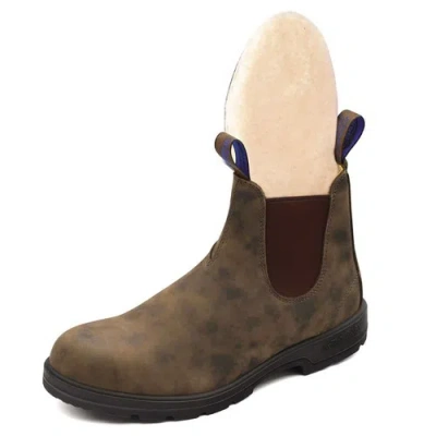 Pre-owned Blundstone Men's Bl Rustic Ankle Bootrustic Brown Uk/ M Us