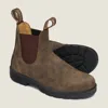 Blundstone Classic 585 Ankle Boot With Elasticized Inserts In Brown