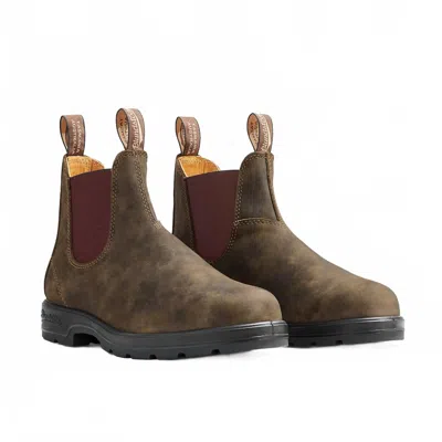Blundstone Men's Classic Chelsea Boots In Rustic Brown