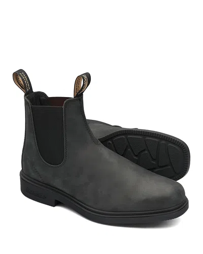 Blundstone Men's Dress Series Leather Chelsea Boots In Rustic Black