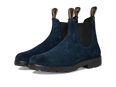 Blundstone Original 500 Chelsea Boots Boots Navy Suede : Au 9 (us In Blue