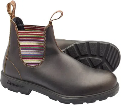 Pre-owned Blundstone Original Chelsea 500 Boots Women Sizing (slip/resist, Wp, 14 Colors) In 1409-stout Brown/multi