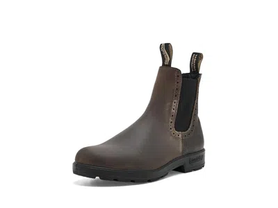 Blundstone Original High-top Chelsea Boots Women's Boots Clay: 7.5 B - Medium, Leather In Brown