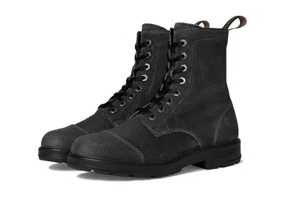 Blundstone Original Lace-up Boots Boots Steel Grey Suede : Au 4 (us In Black