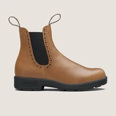 Pre-owned Blundstone Originals High Top Boots Camel - 2215, 8 In Beige