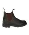 Blundstone Elastic Sided V-cut Ankle Boots In Black