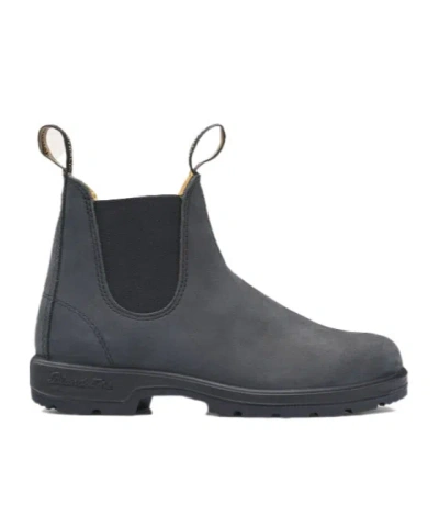 Blundstone Round Head Chelsea Boots In Black