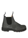 Blundstone Ankle Boots With Elastic Side Panels In Gris