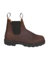 Blundstone Water-repellent Suede Ankle Boot In Dark Olive In Brown