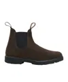 Blundstone Dark Olive 1615 Waxed Suede