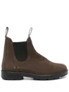 Blundstone Water-repellent Suede Ankle Boot In Dark Olive In Brown