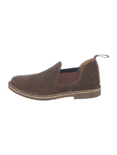 Pre-owned Blundstone Suede Loafers In Brown