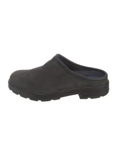 Pre-owned Blundstone Suede Mules In Grey