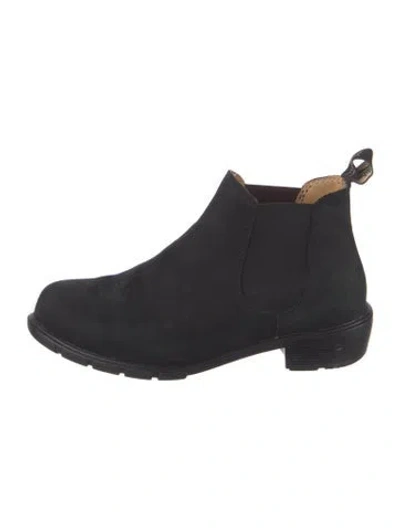 Pre-owned Blundstone Suede Sneakers In Black