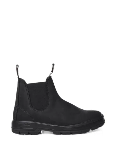 Blundstone Terrain Calf Suede Boots In Black