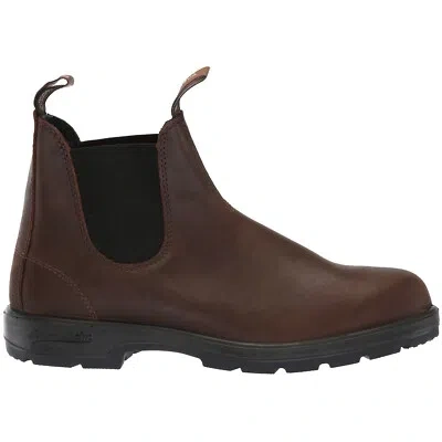Pre-owned Blundstone Unisex Boots 1609 Chelsea Ankle Casual Slip-on Leather In Antique Brown